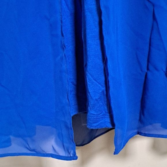 JM Collection Necklace Overlay Maxi Dress Small - Picture 6 of 11